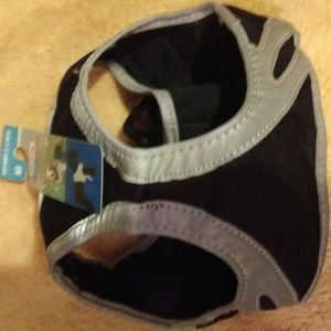 Petco Brand Black & Silver Reflective Sport Harness